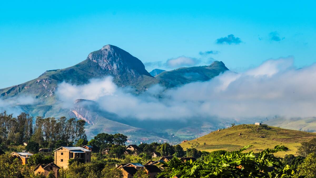 Ambalavao at the southernmost edge of the central highlands of Madagascar. Picture: Getty Images