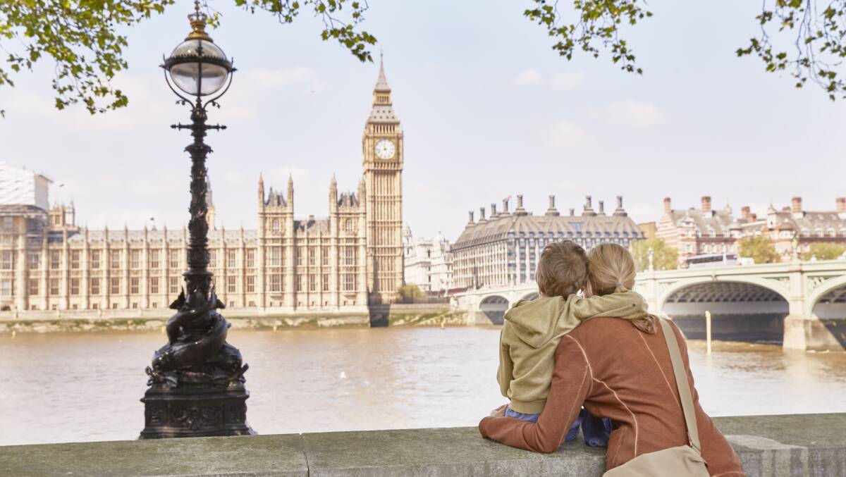 Enjoying views of Big Ben.