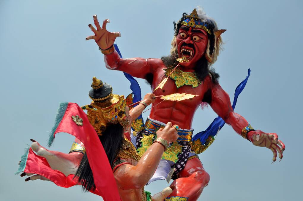 The Ogoh-Ogoh parade.