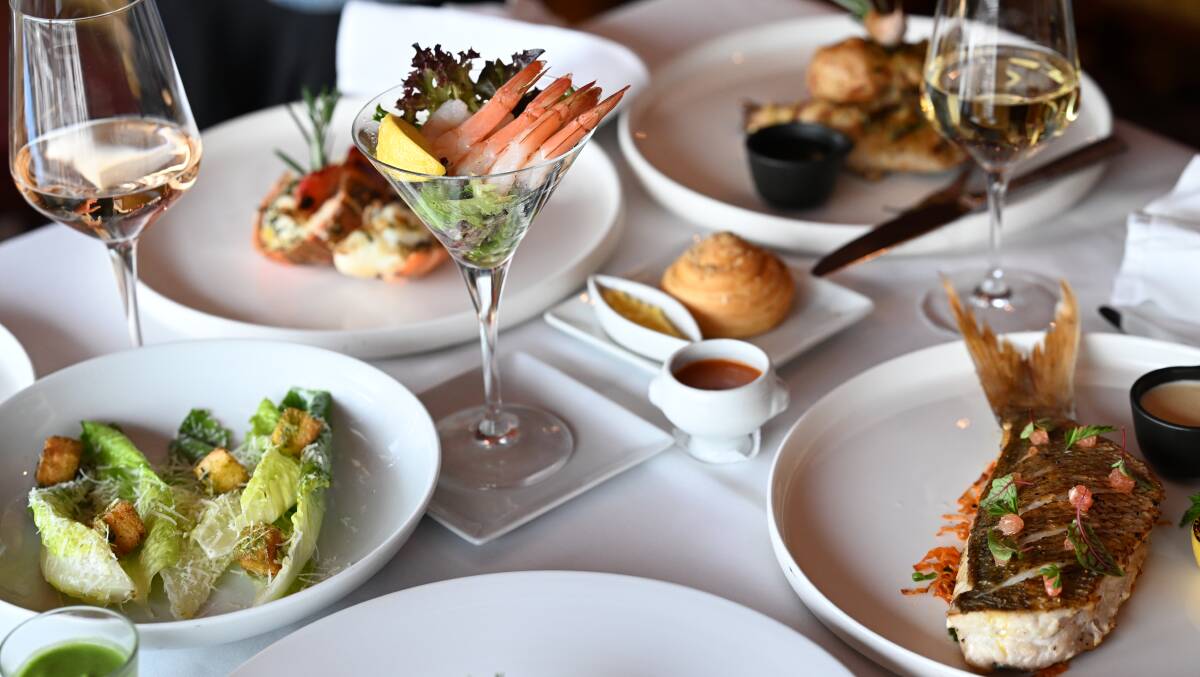 A prawn cocktail is a must. A prawn cocktail is a must.