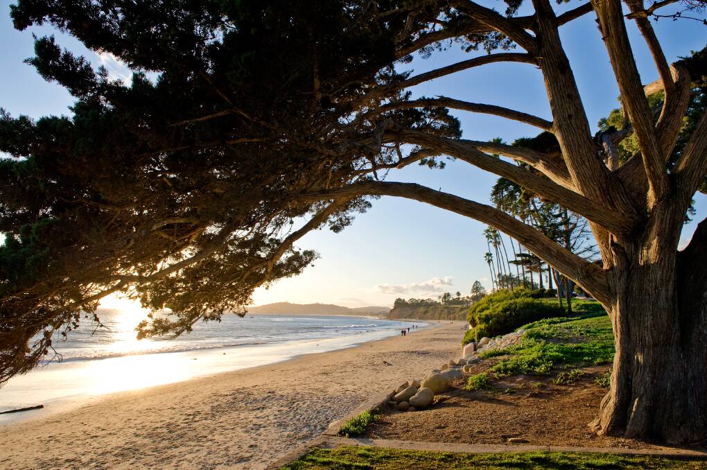 Butterfly Beach in Montecito. Butterfly Beach in Montecito.
