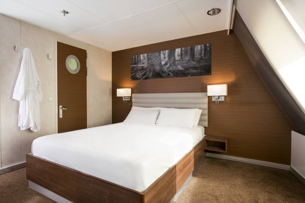 Spirit of Tasmania deluxe cabin.
