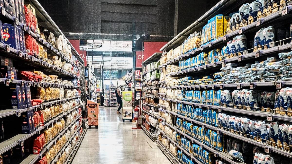 A supermarket in Italy. Picture by NM A supermarket in Italy. Picture by NM