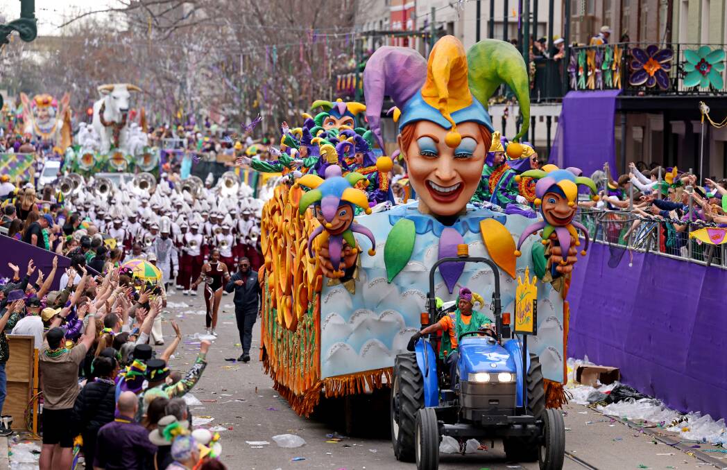 A float at Mardi Gras. Picture by Getty Images