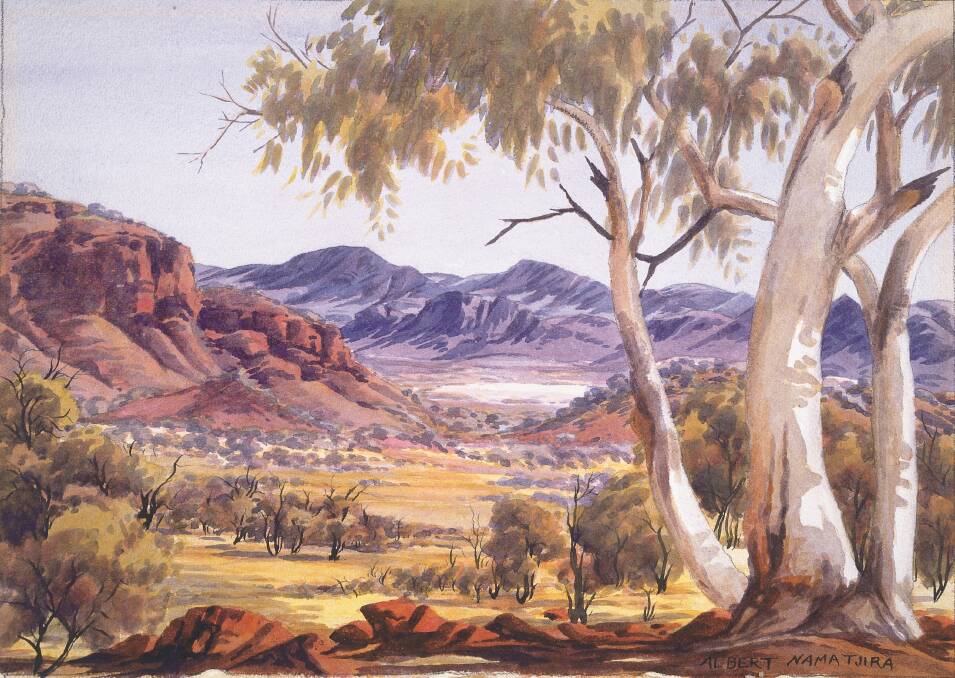 Twin Ghosts by Albert Namatjira.