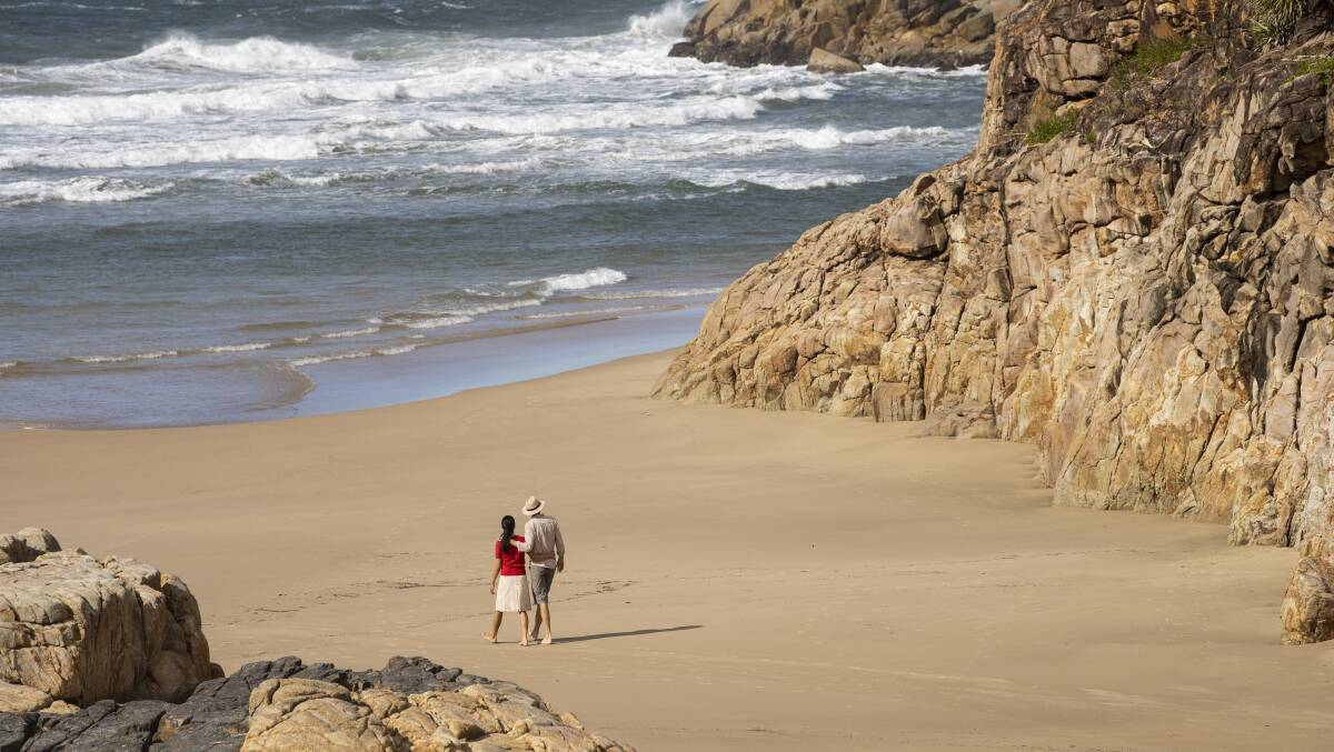 Little Bay at Arakoon, South West Rocks. Picture: Destination NSW