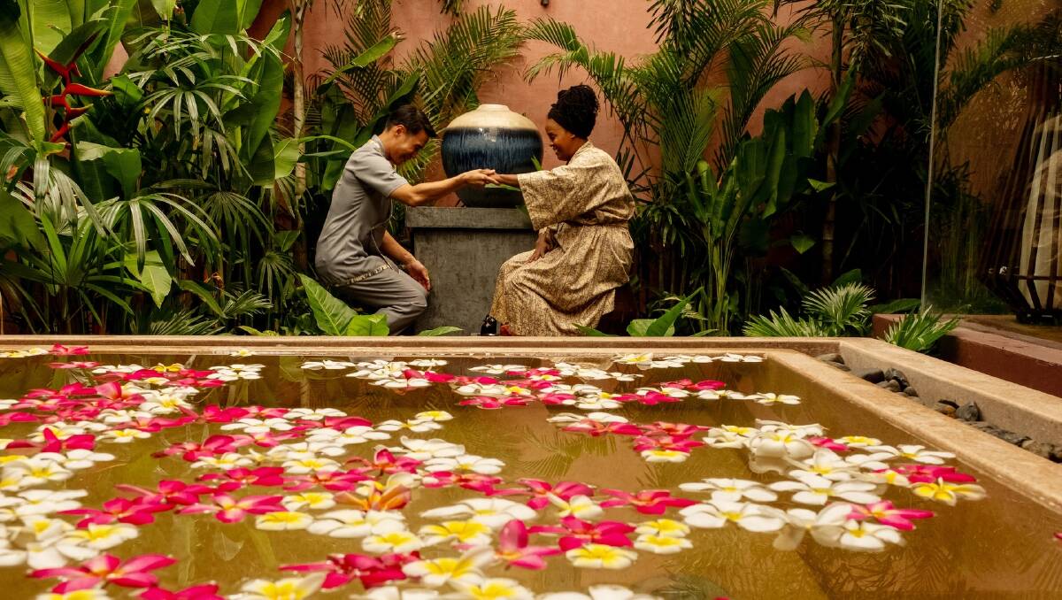 A scene from season three of The White Lotus. A scene from season three of The White Lotus.