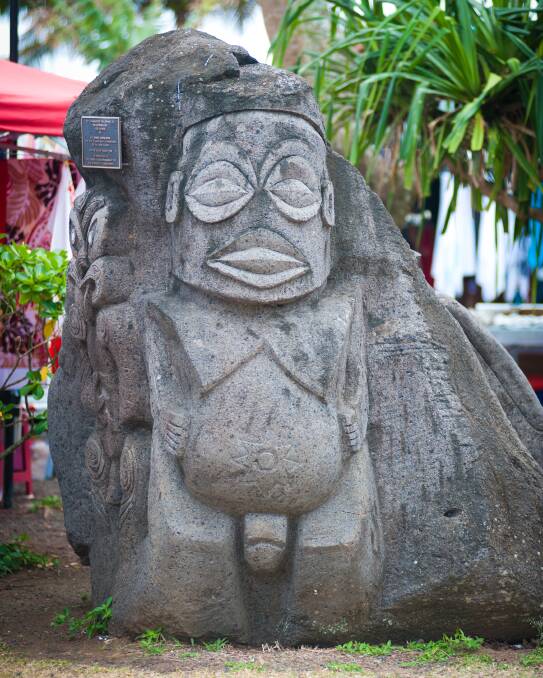 Local sculpture. Picture: David Kirkland