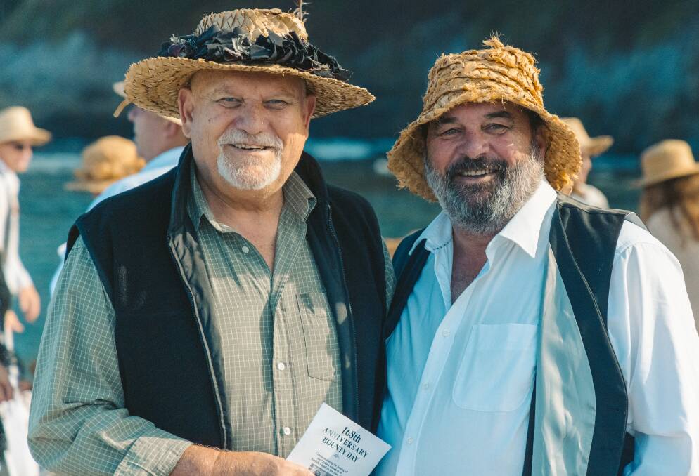 Locals celebrating the annual Bounty Day. Picture supplied