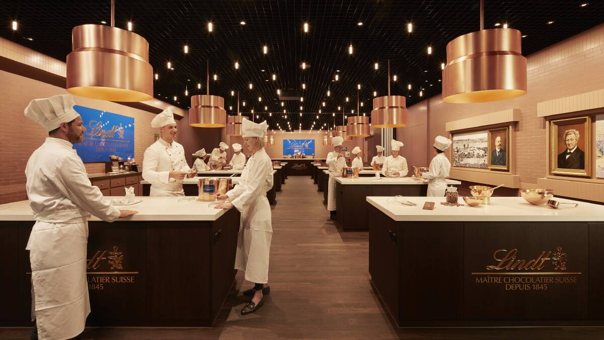 The Lindt Home of Chocolate in Zurich. The Lindt Home of Chocolate in Zurich.