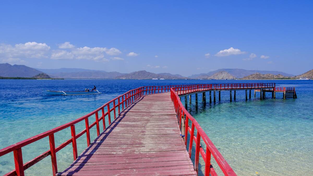 A colourful wharf. Picture: Lynn Gail