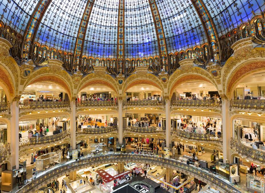 Galeries Lafayette in Paris. Picture: Shutterstock Galeries Lafayette in Paris. Picture: Shutterstock
