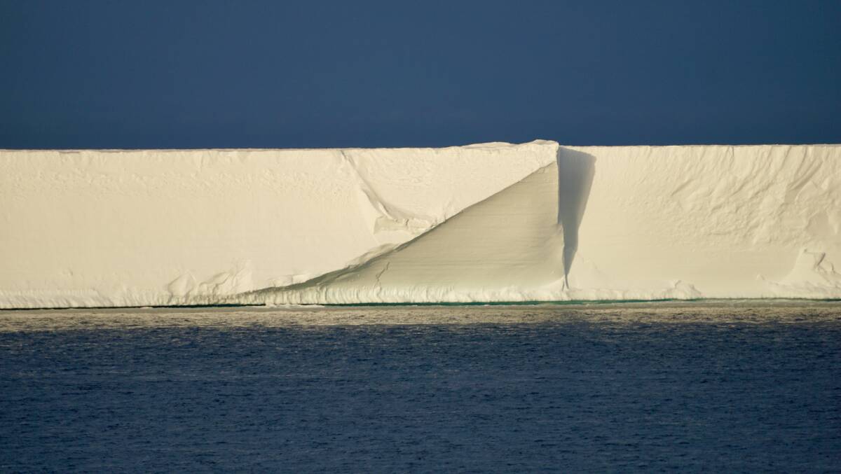 Ice shelf. Picture: John-Paul Moloney Ice shelf. Picture: John-Paul Moloney