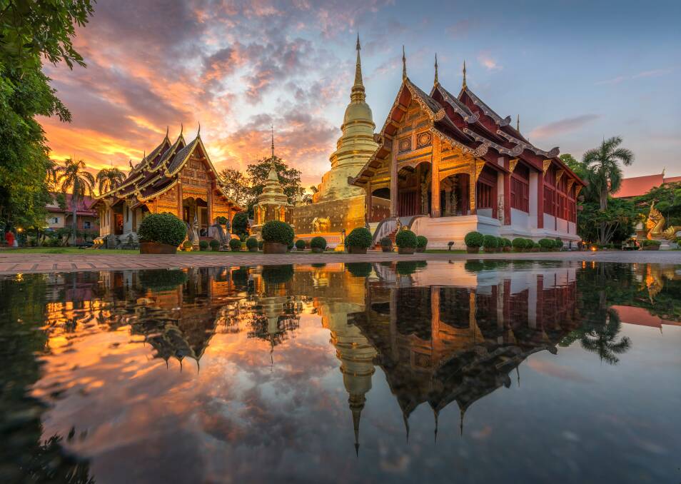 Phra Singh temple in Chiang Mai. Picture: Getty Images Phra Singh temple in Chiang Mai. Picture: Getty Images