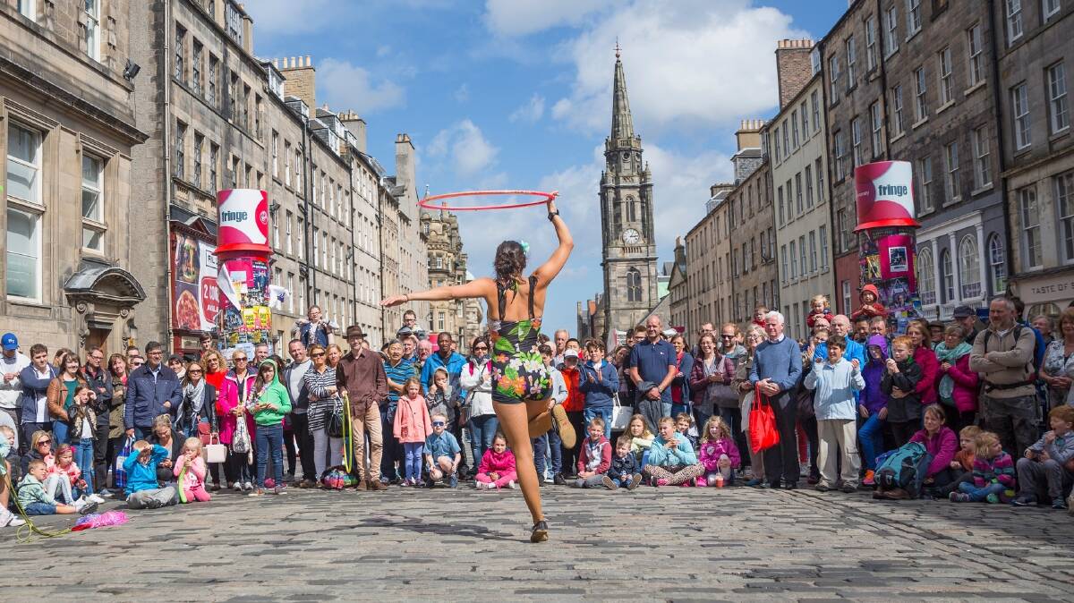 Edinburgh Festival Fringe performer. Edinburgh Festival Fringe performer.