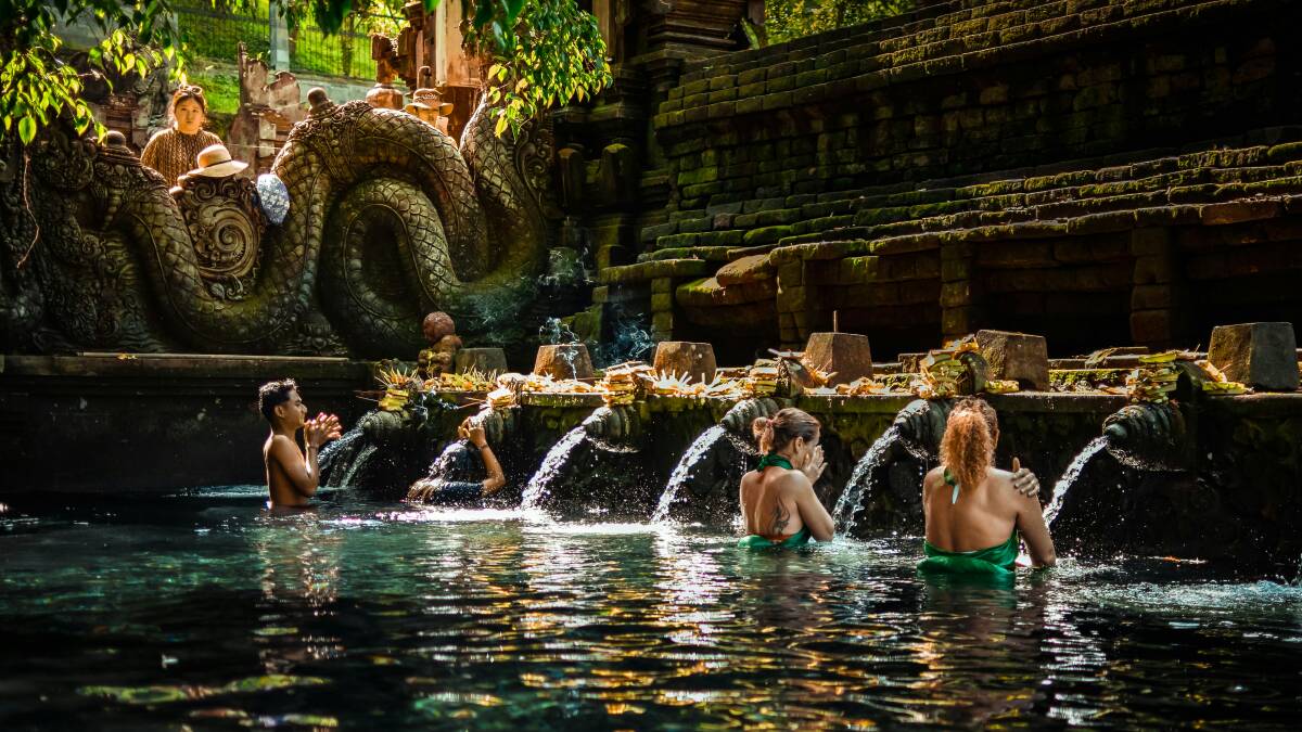 Melukat tradition in Bali. Picture by Ismail Hamzah