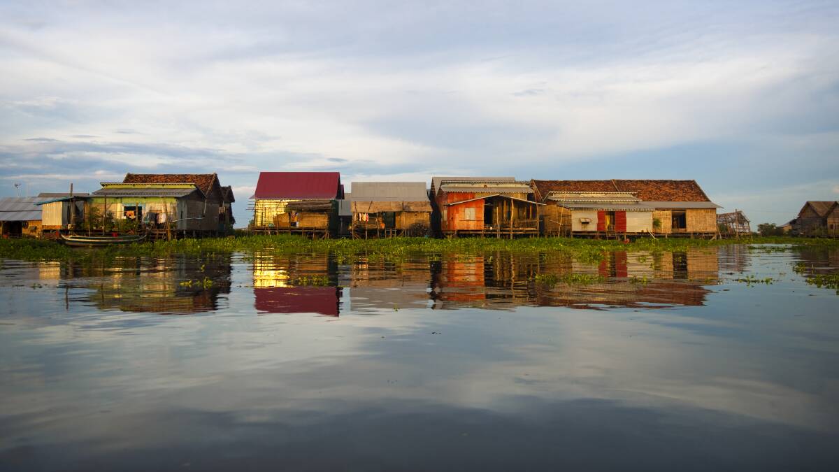 Houses on Tonle Sap. Picture: Getty Images Houses on Tonle Sap. Picture: Getty Images