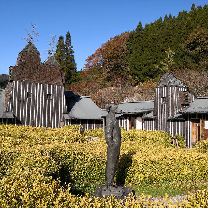The peaceful village of Tashibu-no-sho. The peaceful village of Tashibu-no-sho.