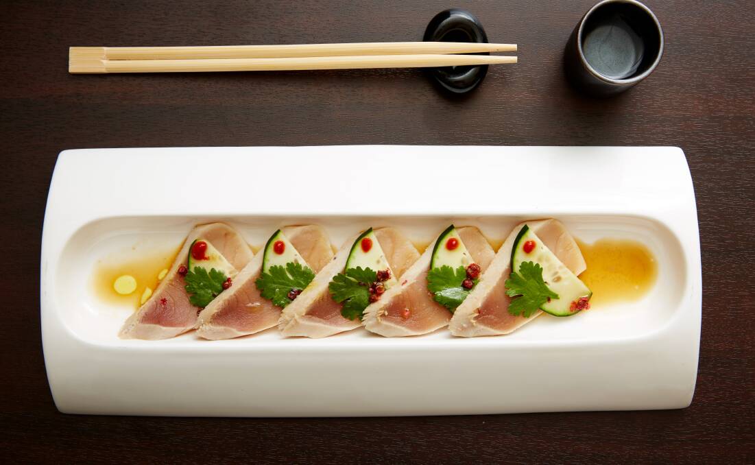 Seafood at Raw on Five.
