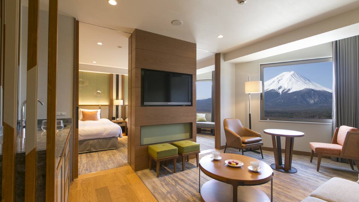 Hotel rooms with views.