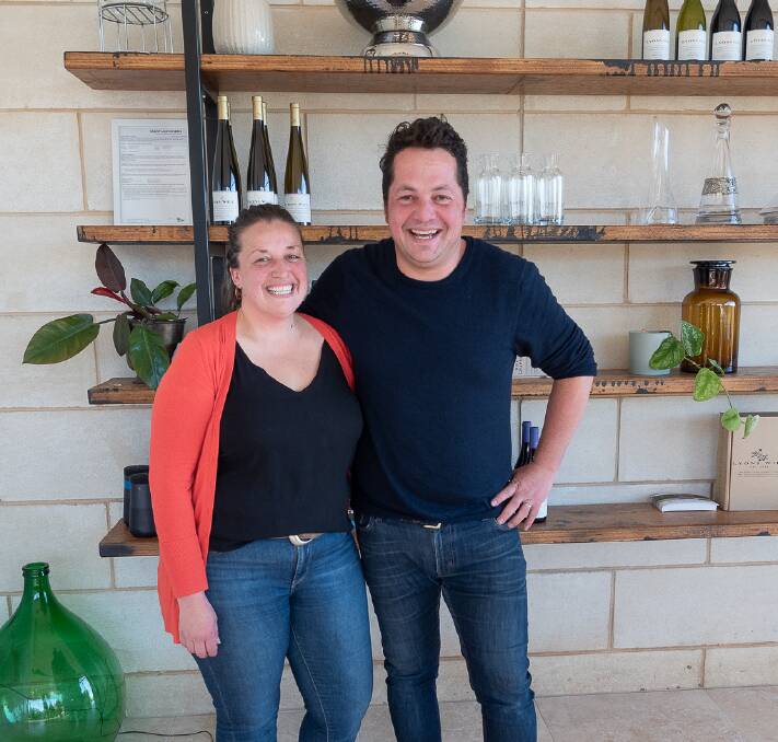 Winemakers Renata Morello and Ollie Rapson. Winemakers Renata Morello and Ollie Rapson.
