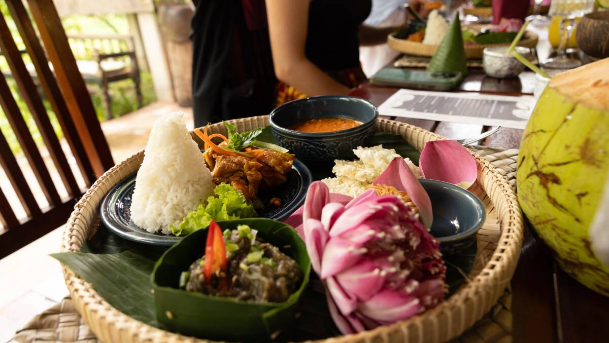 Siem Reap Khmer House lunch. Picture: Intrepid Siem Reap Khmer House lunch. Picture: Intrepid
