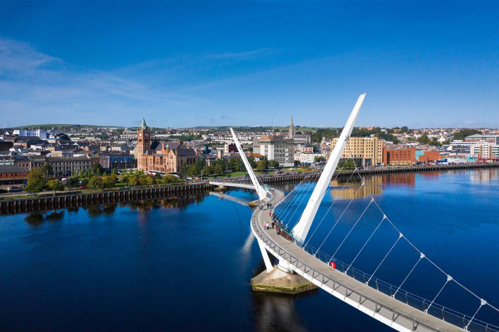 The Peace Bridge. The Peace Bridge.