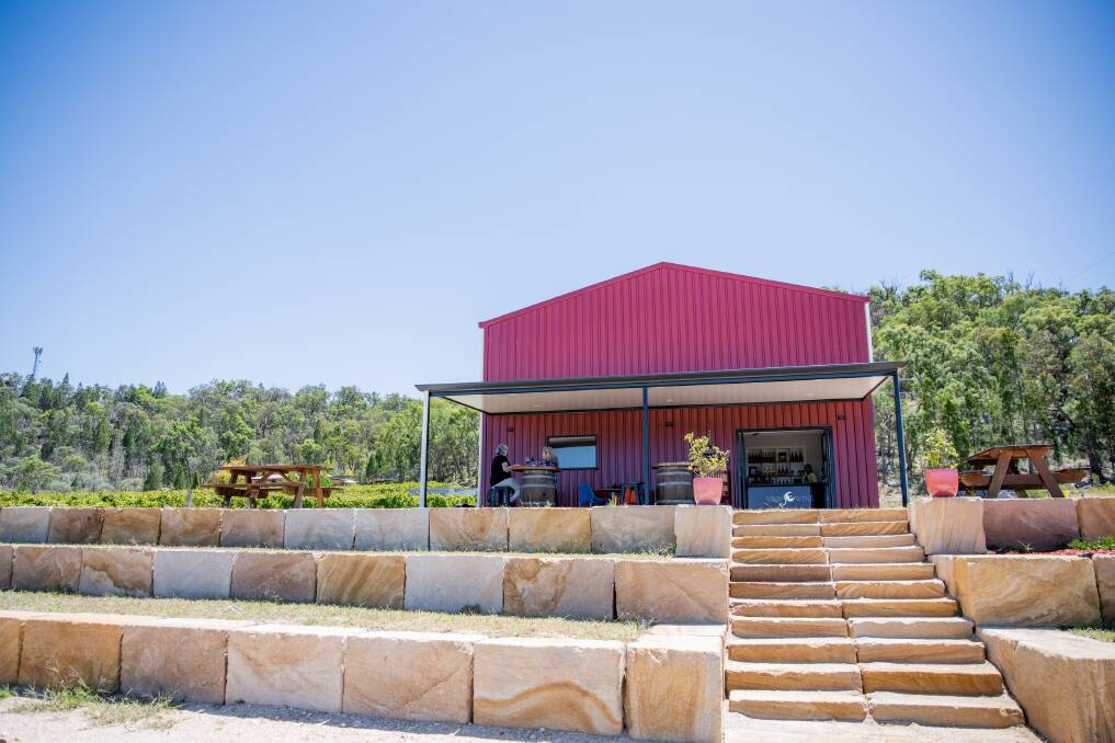 The Big Red Shed at View Wine. The Big Red Shed at View Wine.