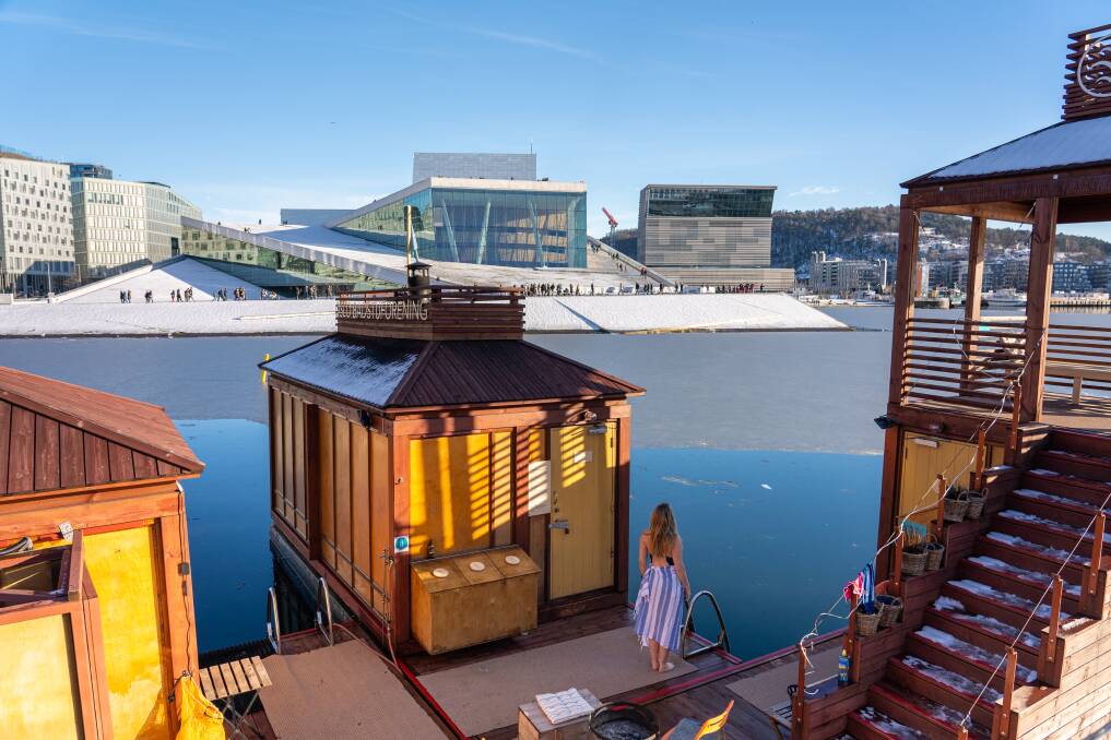 Sauna culture on the Oslo Fjord. Picture: Fara Mohri Sauna culture on the Oslo Fjord. Picture: Fara Mohri