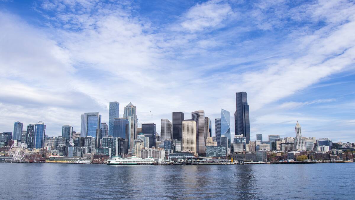 Seattle's glorious harbour.