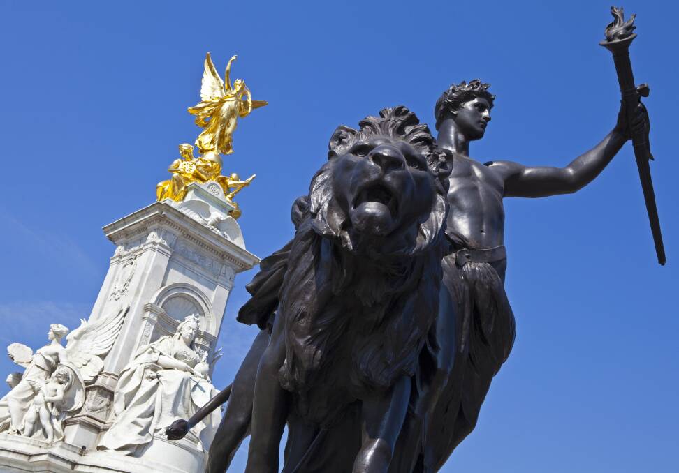 Queen Victoria Memorial outside Buckingham Palace. Picture: Getty Images Queen Victoria Memorial outside Buckingham Palace. Picture: Getty Images
