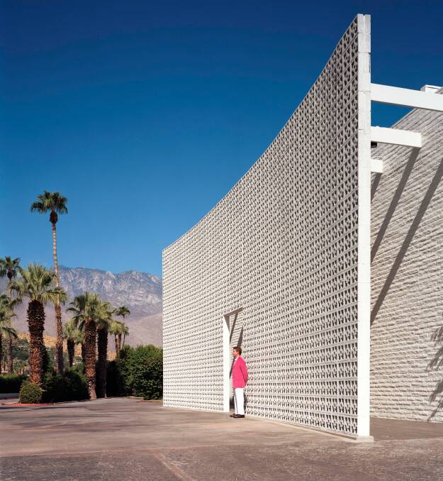 Entry to the Parker Palm Springs. Entry to the Parker Palm Springs.