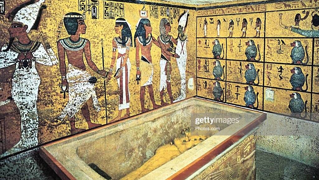 The tomb of Tutankhamun. Picture: Getty Images The tomb of Tutankhamun. Picture: Getty Images