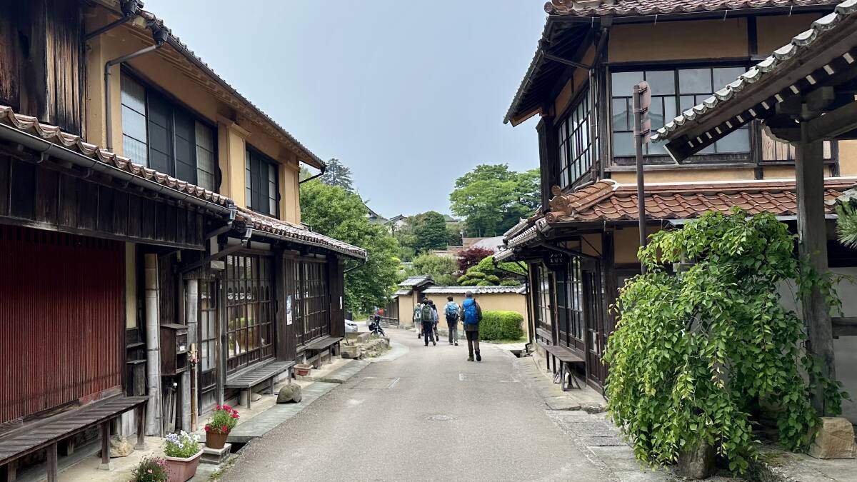 The historic town of Omori. Picture by Anabel Dean