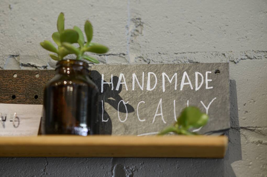 Handmade at the Co.Lab cooperative. Handmade at the Co.Lab cooperative.