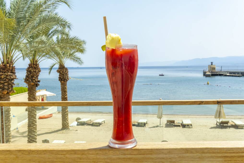 A mocktail by the beach. Picture by Getty Images