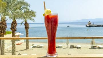 A mocktail by the beach. Picture by Getty Images