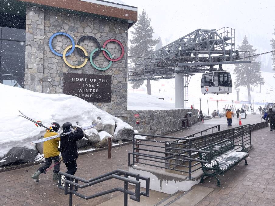 Olympic memories at Lake Tahoe. Picture: Scott Hannaford