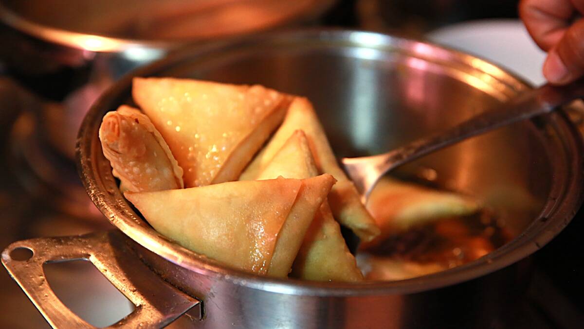 South African samoosas.