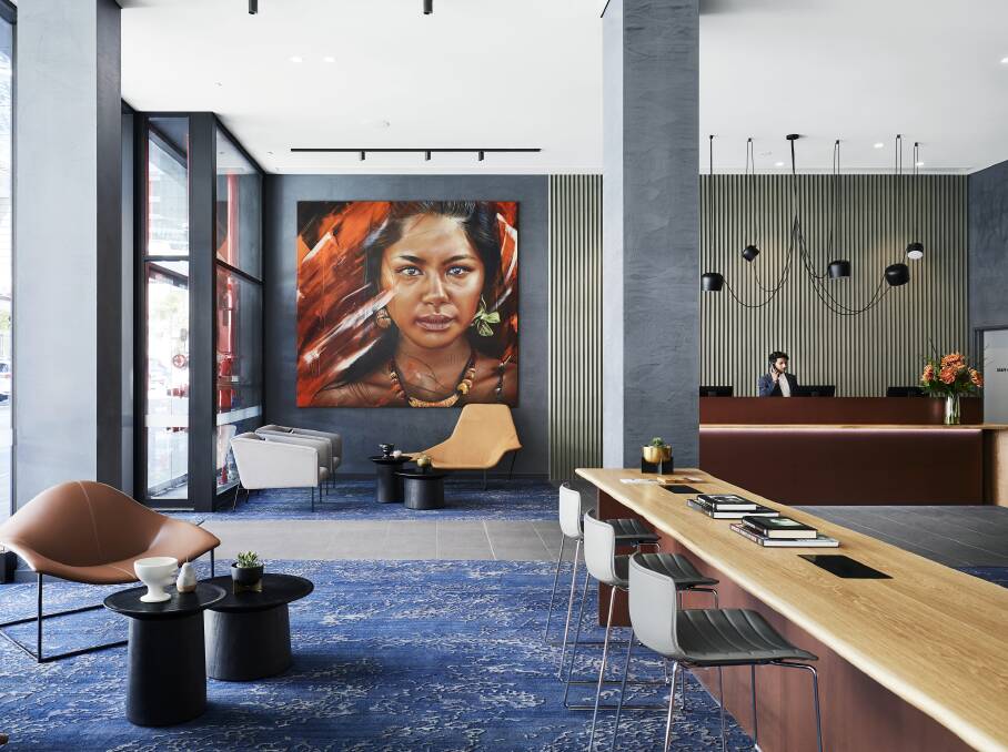 The Adnate's lobby. The Adnate's lobby.