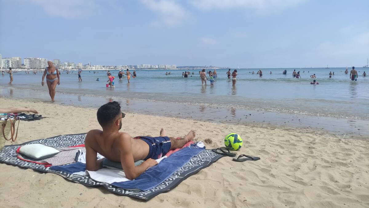 Surf and sand. Surf and sand.