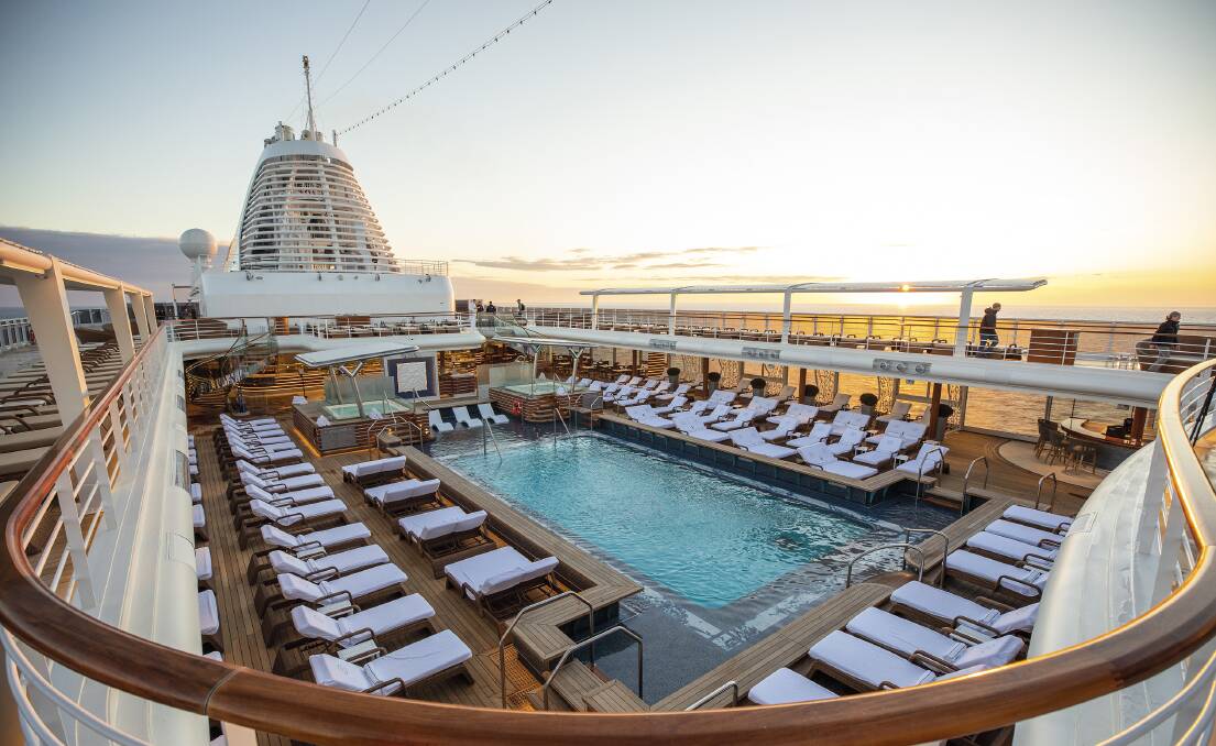 A seat by the pool versus a seat on wheels.