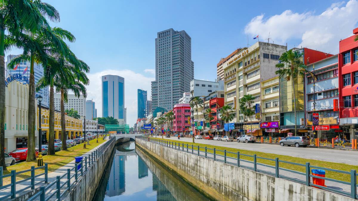 Downtown in Johor Bahru. Picture: Getty images Downtown in Johor Bahru. Picture: Getty images