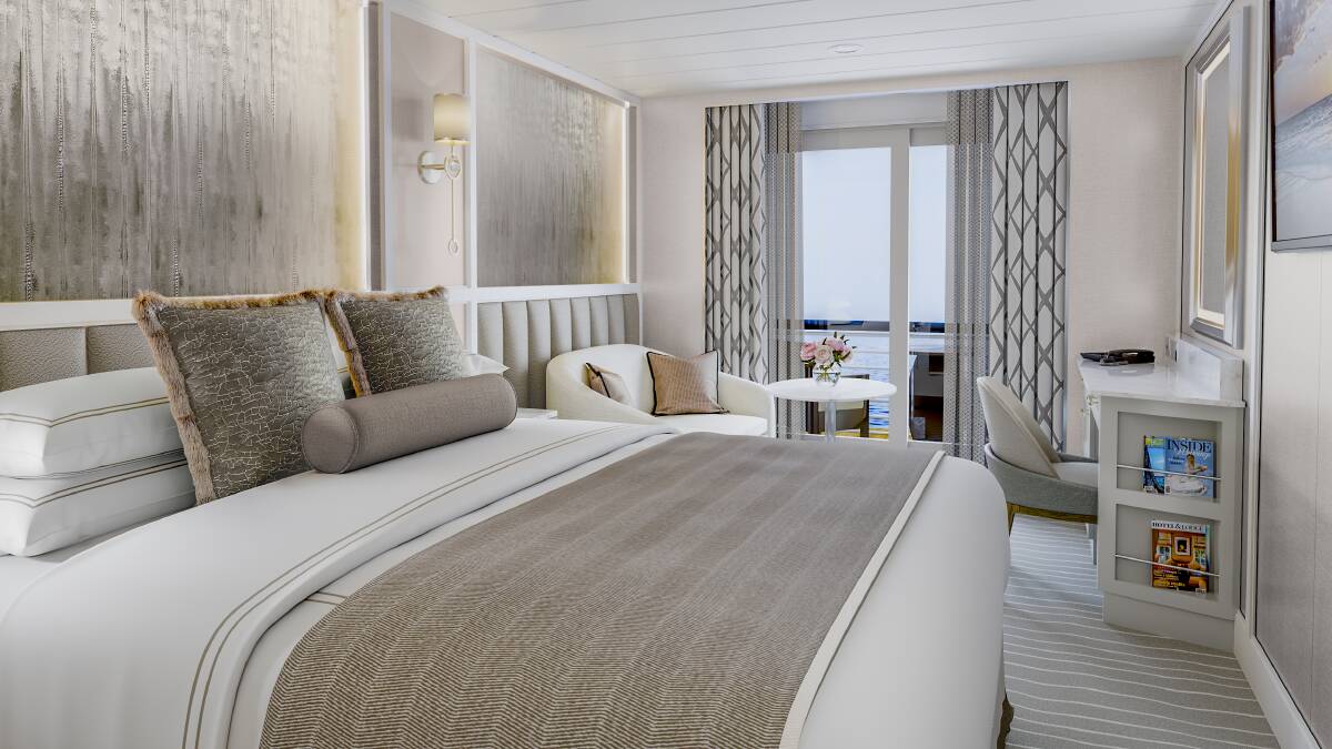 Concierge level veranda stateroom.