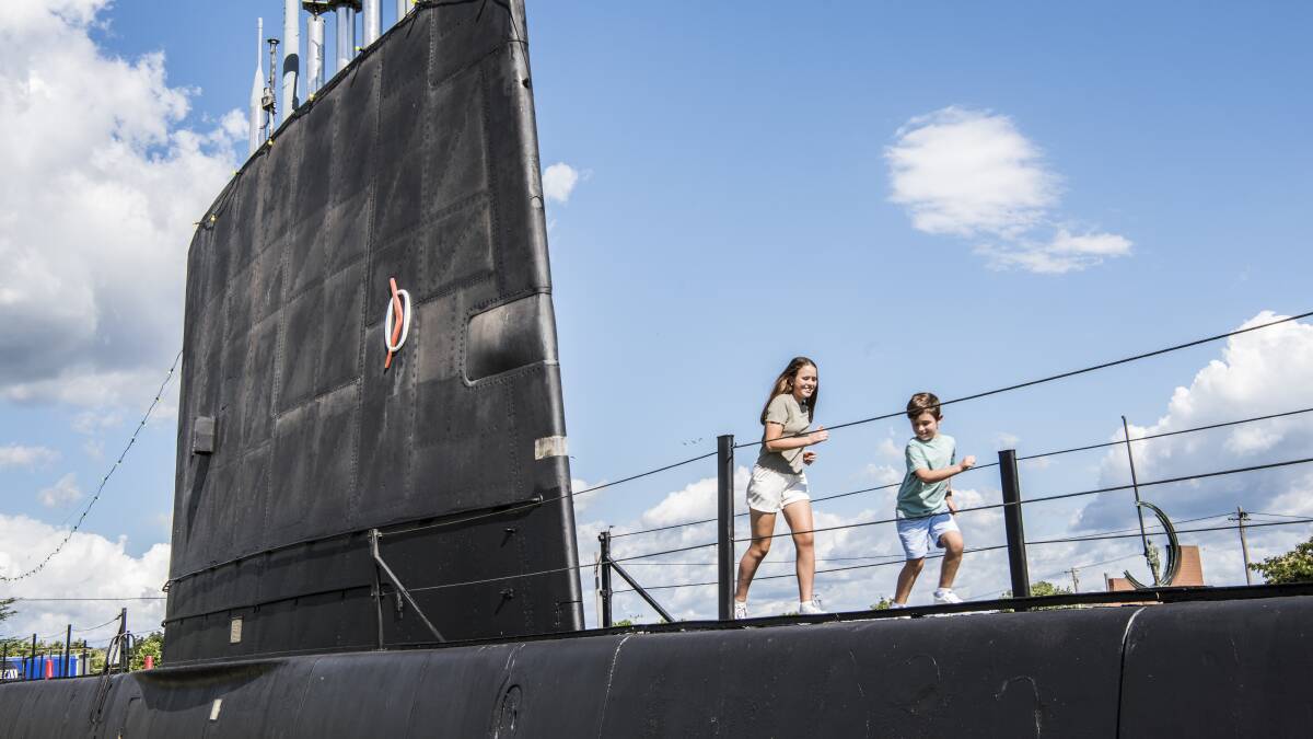 Submarine at Holbrook. Picture: Destination NSW
