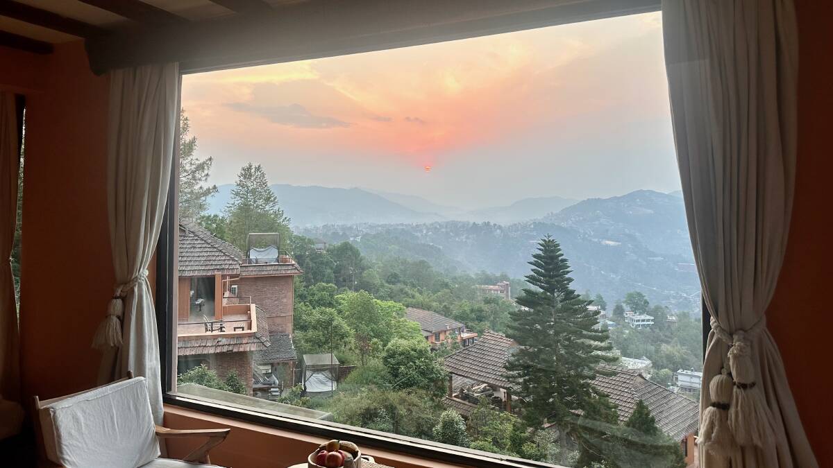 Views from an executive suite. Views from an executive suite.