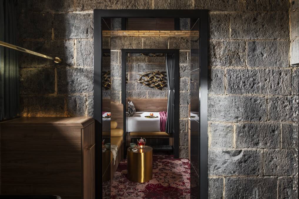 A guest room at the Interlude. A guest room at the Interlude.