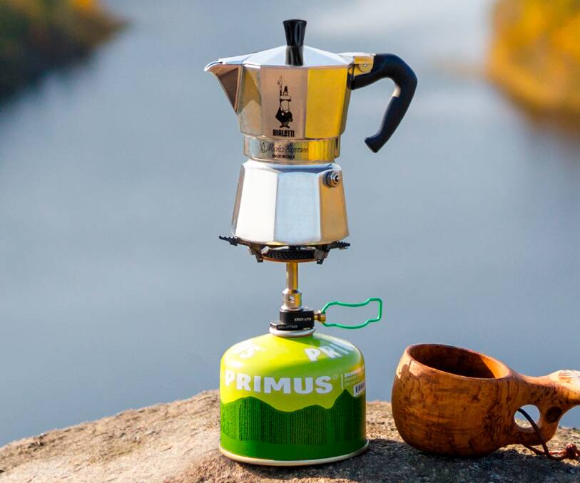 A Moka coffee pot saves the day.