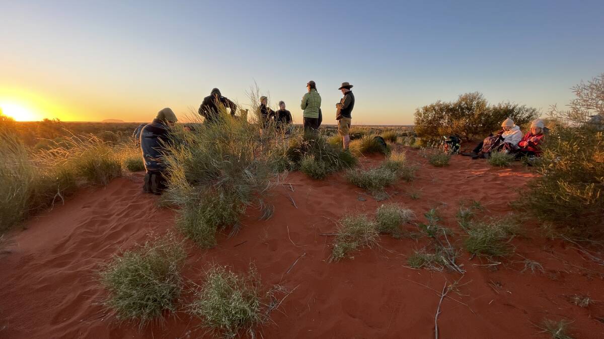 Sunrise at the sand dune. Picture by Bonita Grima Sunrise at the sand dune. Picture by Bonita Grima