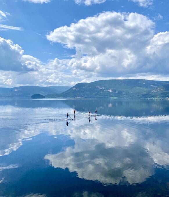 SUPing on Sognefjord. Picture: Visit Norway